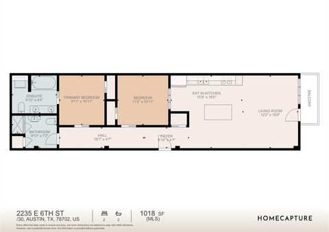Tiny photo for 2235 E 6th ST #320, Austin, TX 78702 (MLS # 7963286)