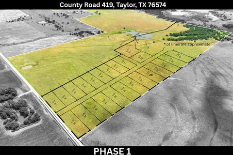 Lot 75 CR 419 Taylor TX 76574