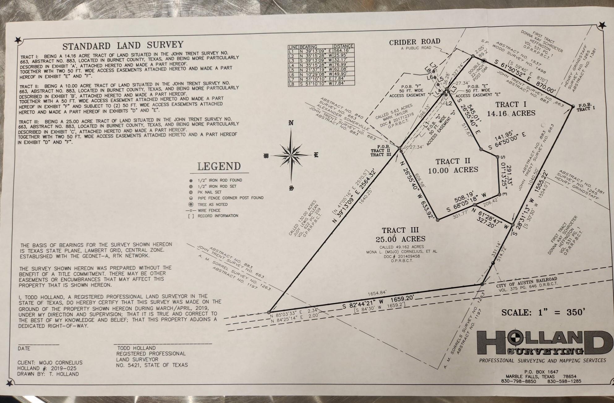ABS A0883 JOHN TRENT, TRA Crider road