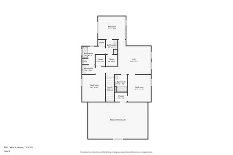 Tiny photo for 3711 Cedar ST, Austin, TX 78705 (MLS # 1173525)