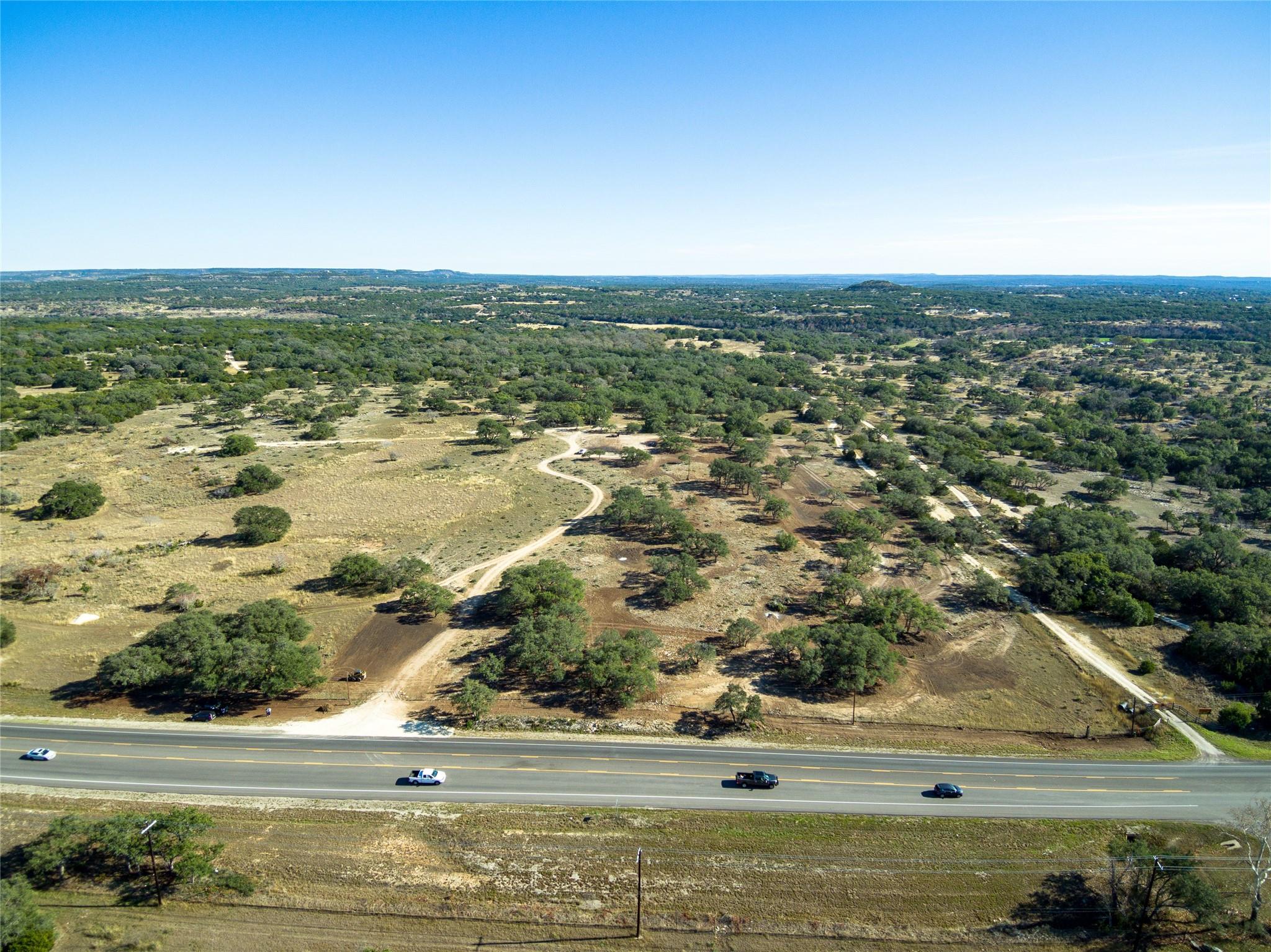Looking across 281 East.
