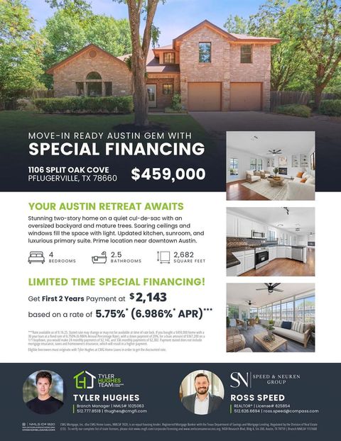 Tiny photo for 1106 Split Oak CV, Pflugerville, TX 78660 (MLS # 4067537)