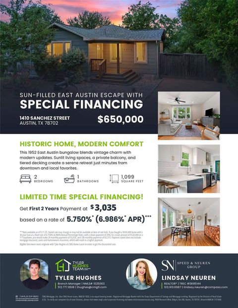 Tiny photo for 1410 Sanchez ST, Austin, TX 78702 (MLS # 9537501)