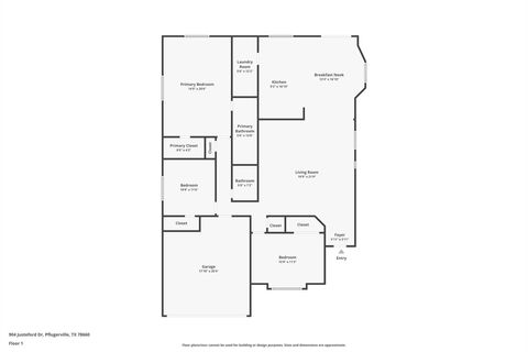 Tiny photo for 904 Justeford DR, Pflugerville, TX 78660 (MLS # 4326442)