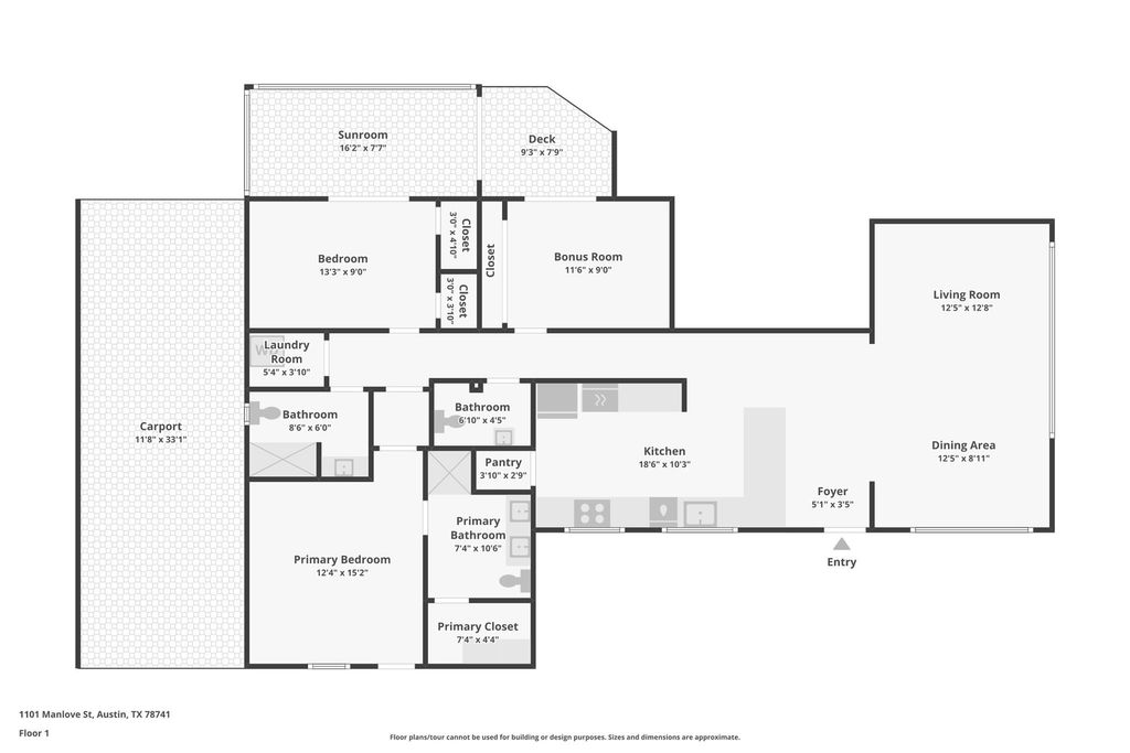 Photo of 1101 Manlove ST, Austin, TX 78741 (MLS # 3872287)