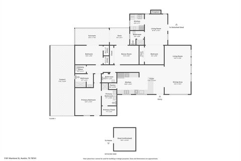 Tiny photo for 1101 Manlove ST, Austin, TX 78741 (MLS # 3872287)