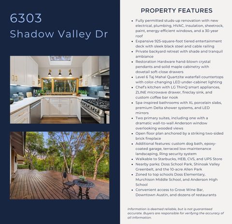 Tiny photo for 6303 Shadow Valley DR, Austin, TX 78731 (MLS # 5066727)
