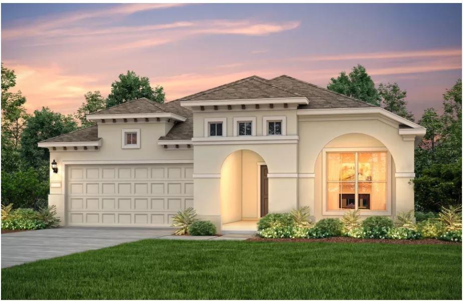 Del Webb Homes-Sun City Texas, Abbeyville I-Elevation, Rendering