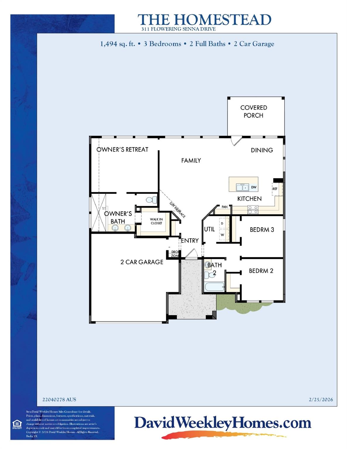 311 Flowering Senna DR