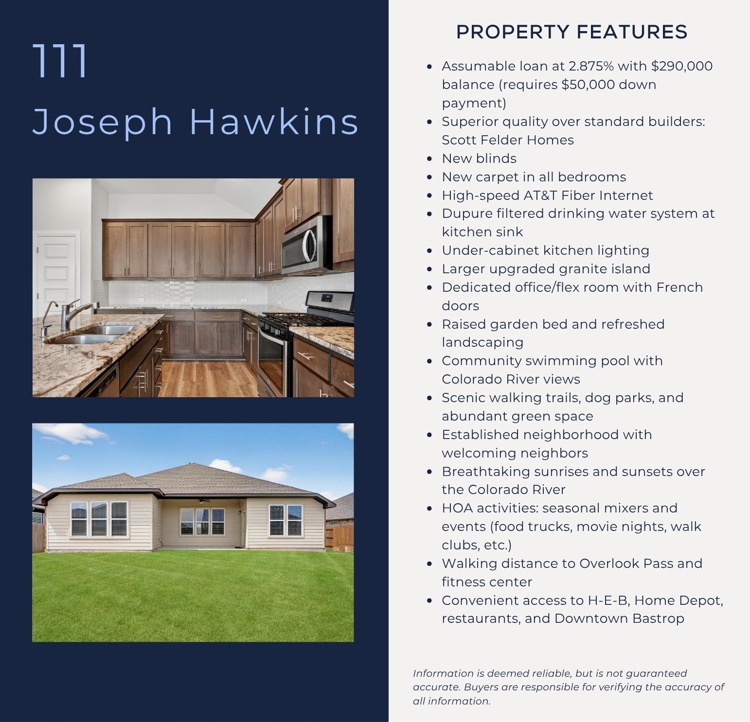 111 Joseph Hawkins LN