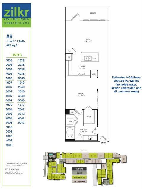 Tiny photo for 1900 Barton Springs RD #3040, Austin, TX 78704 (MLS # 1967908)