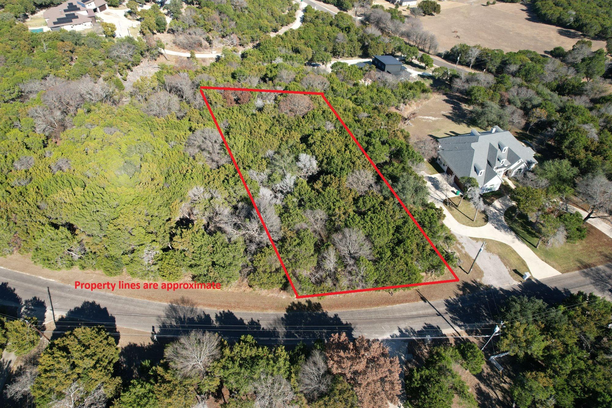 Aerial overview of property's location featuring