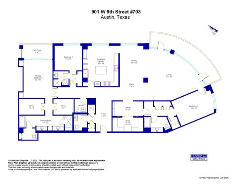 Tiny photo for 901 W 9th ST #703, Austin, TX 78703 (MLS # 4462946)
