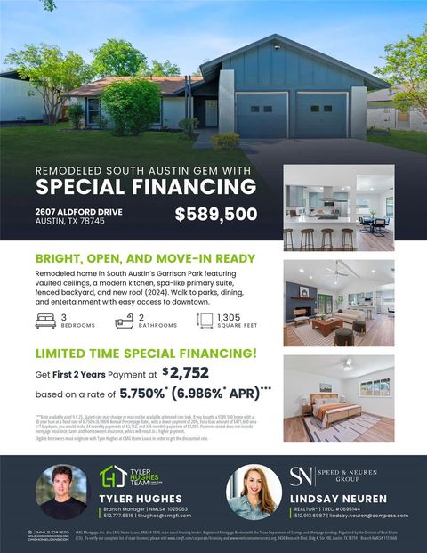 Tiny photo for 2607 Aldford DR, Austin, TX 78745 (MLS # 9651524)