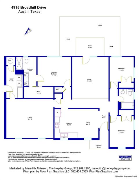Tiny photo for 4915 Broadhill DR, Austin, TX 78723 (MLS # 3246793)