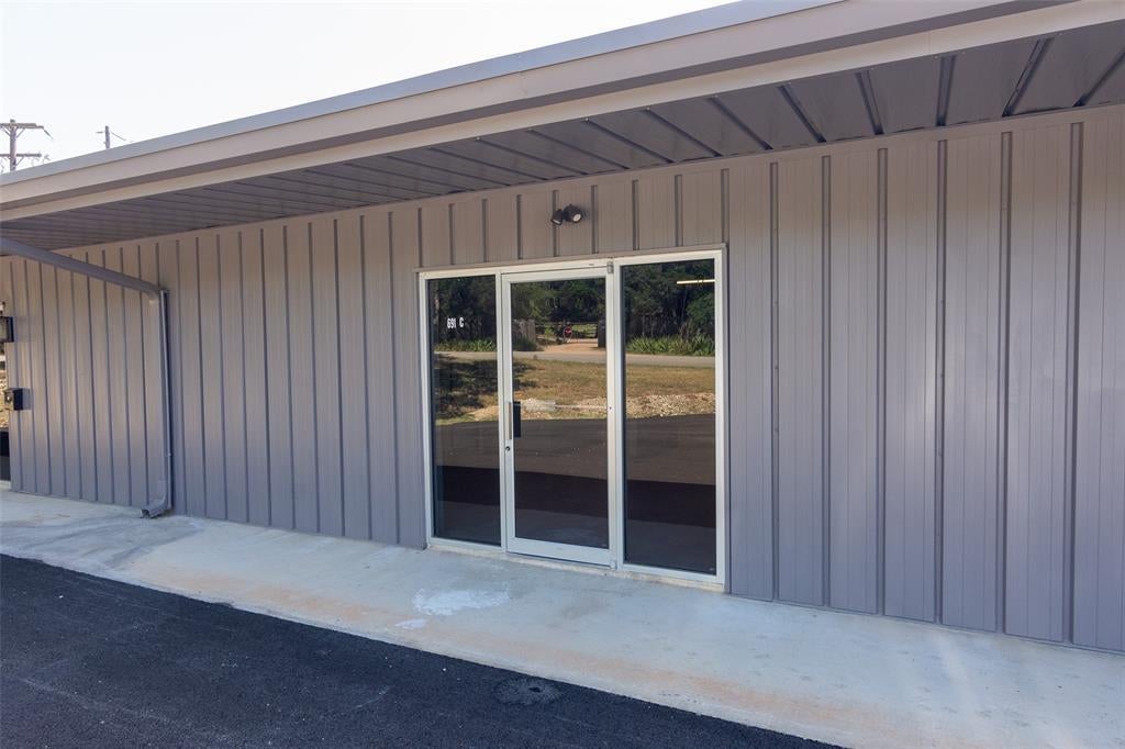 View of exterior entry