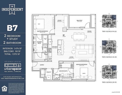 Tiny photo for 301 West Ave #1204, Austin, TX 78701 (MLS # 5549815)