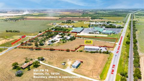 931 FM 78 Highway Marion TX 78124