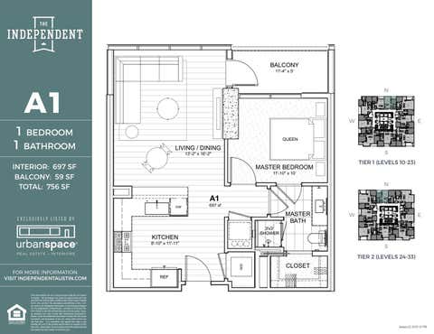 Tiny photo for 301 West Ave #1503, Austin, TX 78701 (MLS # 9512034)