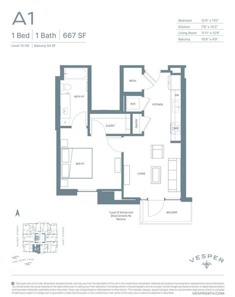 Tiny photo for 84 East Ave #1708, Austin, TX 78701 (MLS # 1330259)