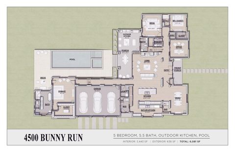 Tiny photo for 4500 Bunny RUN, Austin, TX 78746 (MLS # 4239323)