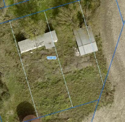 Aerial Parcel Map. Displaying property boundaries