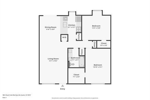 Tiny photo for 7801 Shoal Creek BLVD #224, Austin, TX 78757 (MLS # 2625254)