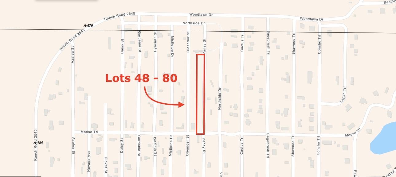 Lots 48-80 Pansy RD