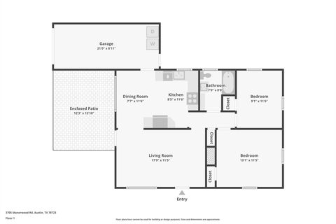 Tiny photo for 3705 Manorwood RD, Austin, TX 78723 (MLS # 5205022)