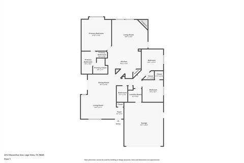 Tiny photo for 2312 Mac Arthur Ave, Lago Vista, TX 78645 (MLS # 3134700)