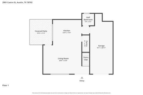 Tiny photo for 2901 Castro ST #2, Austin, TX 78702 (MLS # 9855054)