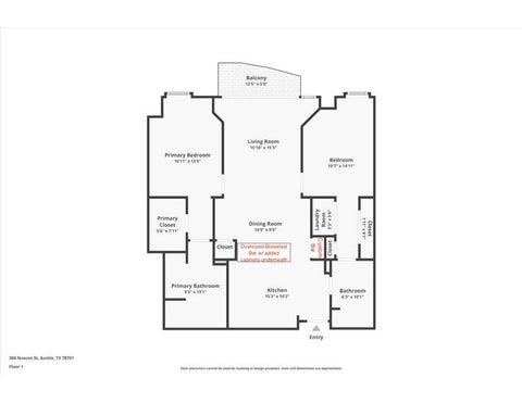 Tiny photo for 360 Nueces ST #2305, Austin, TX 78701 (MLS # 3452272)