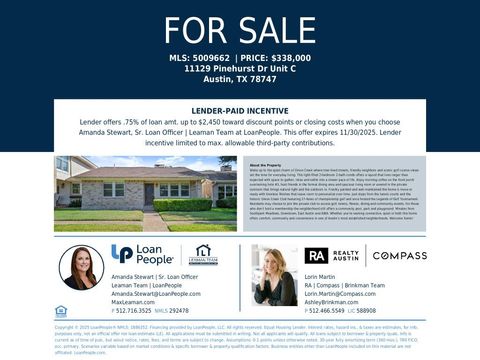 Tiny photo for 11129 Pinehurst DR #C, Austin, TX 78747 (MLS # 5009662)