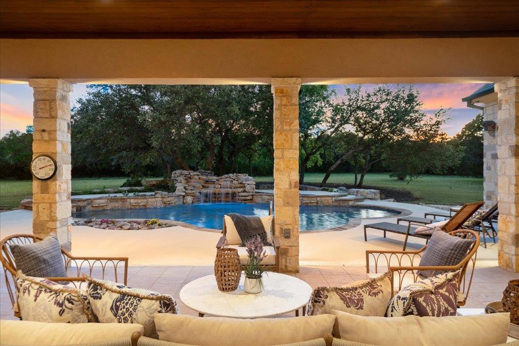 This exquisite home showcases a blend of natural