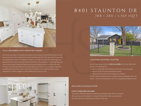 8401 Staunton DR Austin TX 78758