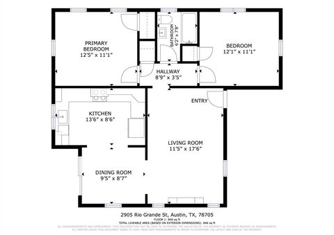 Tiny photo for 2905 Rio Grande ST, Austin, TX 78705 (MLS # 2687598)