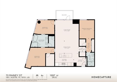 Tiny photo for 70 Rainey ST #1901, Austin, TX 78701 (MLS # 6465296)