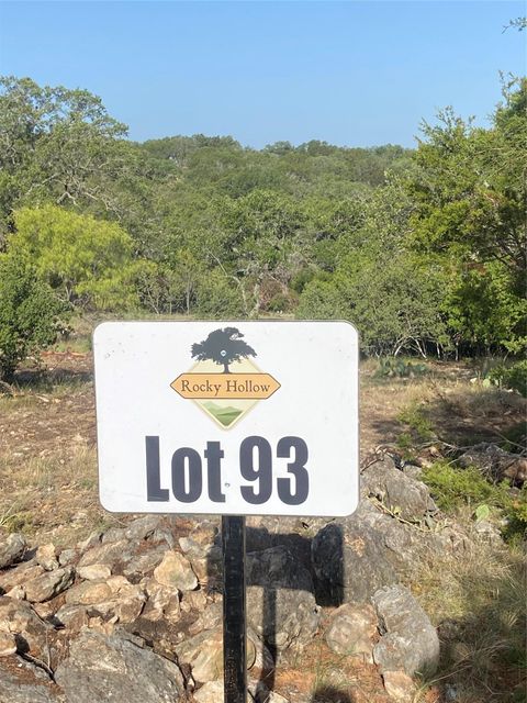 331 Turkey TRL Rocky Hollow Lot 93 Cherokee TX 76832