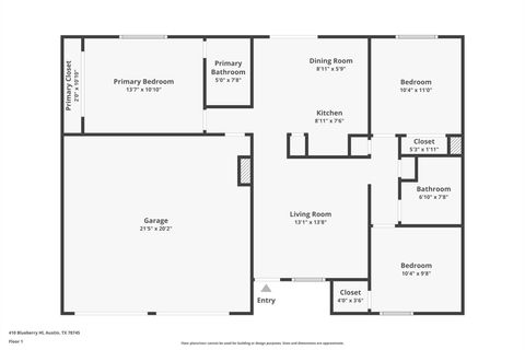 Tiny photo for 410 Blueberry HL, Austin, TX 78745 (MLS # 2607538)