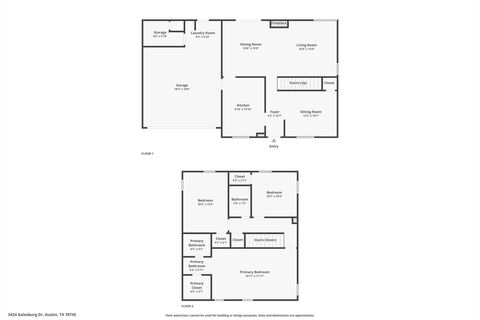 Tiny photo for 3424 Galesburg DR, Austin, TX 78745 (MLS # 2833313)
