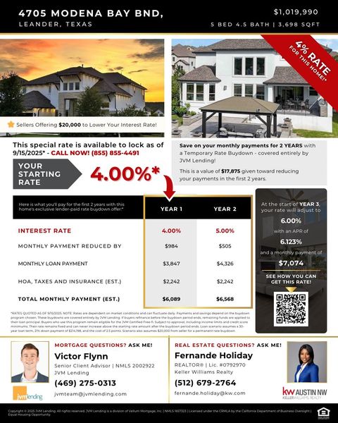Tiny photo for 4705 Modena Bay BND, Leander, TX 78641 (MLS # 1827119)