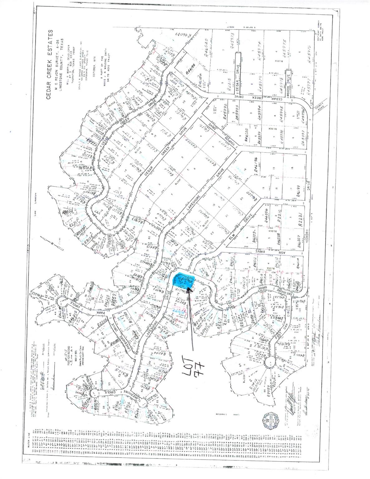 LOT 77 LCR 894