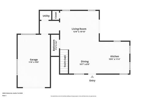 Tiny photo for 2205 Sl Davis Ave #2, Austin, TX 78702 (MLS # 7146591)