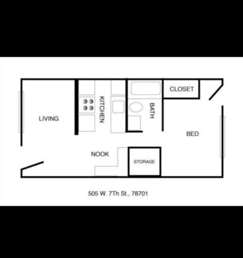 Tiny photo for 505 W 7th ST #109, Austin, TX 78701 (MLS # 3135485)
