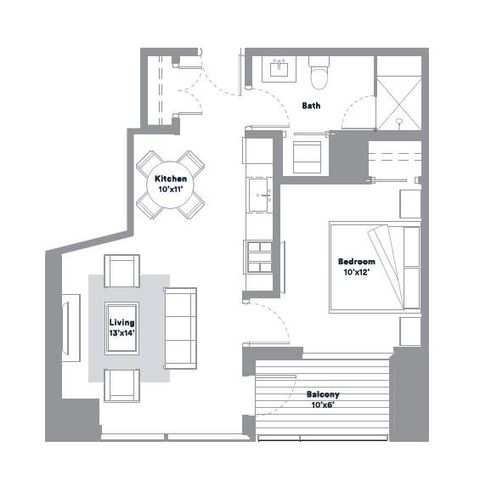 Tiny photo for 70 Rainey ST #1303, Austin, TX 78701 (MLS # 6133085)