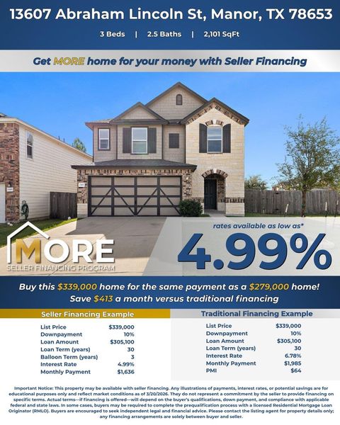 13607 Abraham Lincoln ST Manor TX 78653