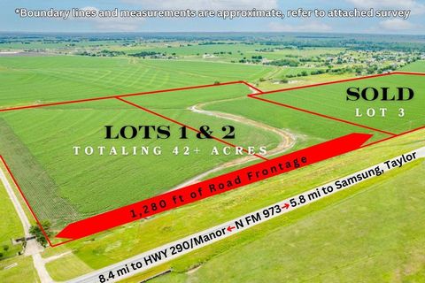 TBD FM 973 N (Lots 1 & 2) Coupland TX 78615