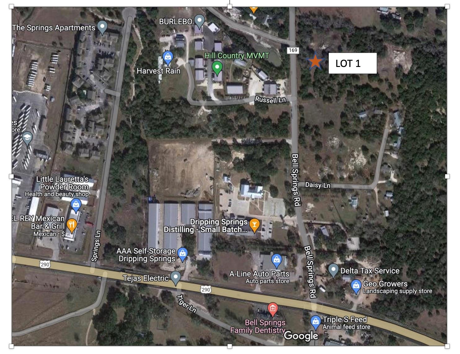 Lot1B Bell Springs RD