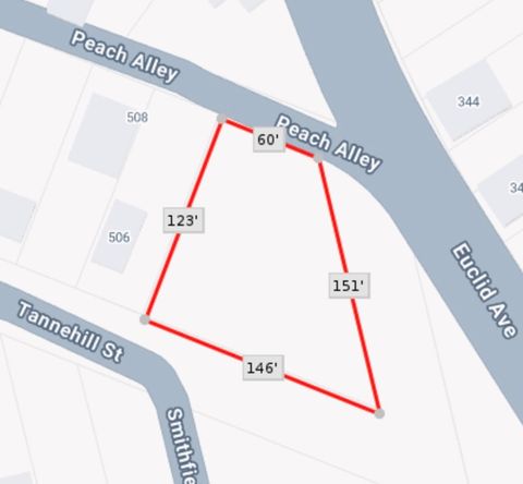 Vacant Land For Sale - 504 Tannehill St<br/> Washington County, Canonsburg, PA 15317