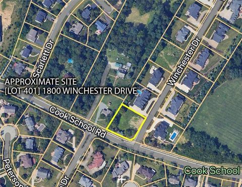 Vacant Land For Sale - [LOT 401] 1800 Winchester Drive<br/> Upper St Clair, PA 15241